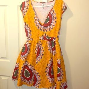 Vibrant Afrocentric dress